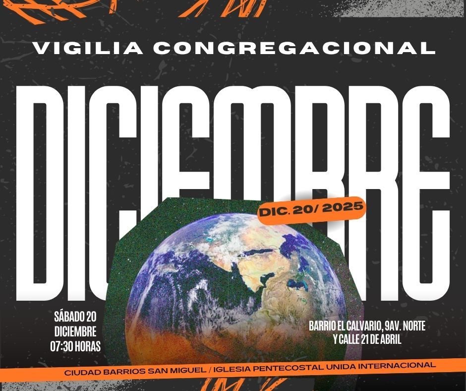 <span style="font-weight: bold;">Vigilia Congregacional !Esperala!</span>